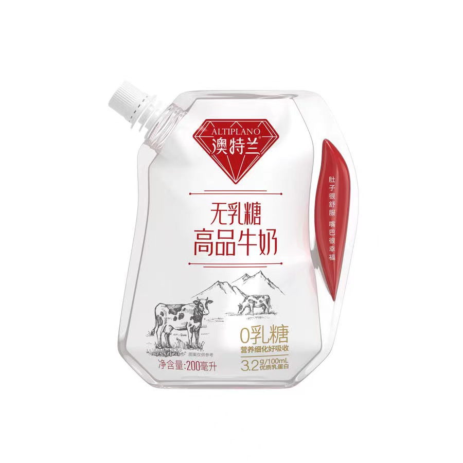 新希望(双喜)自立袋高品牛奶200ml